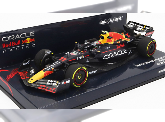 RED BULL F1 Rb18 Team Oracle Red Bull Racing N11 3rd Mexico Gp (2022) Sergio Perez, Matt Blue Yellow Red