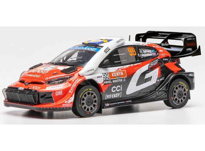 TOYOTA GR Yaris Rally1 WRC #99 Toyota Gazoo Racing Safari Rallye Kenia O.Solberg/E.Edmondson (2026)