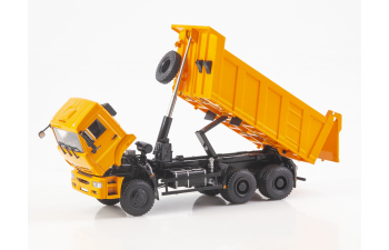 Камский грузовик 6522 самосвал (рестайлинг), оранжевый