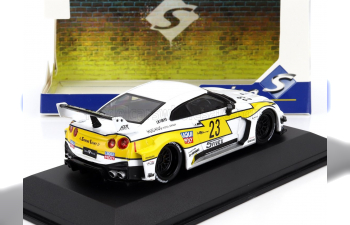 NISSAN 35gt-rr Lb-silhouette №23 Works Liberty Walk (2020), White Yellow Black