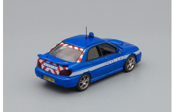 SUBARU Impreza Полиция Франции, Полицейские Машины Мира 4, blue