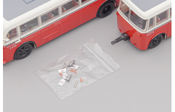Автобус SKODA 706 RO Beijing Bus, red / beige