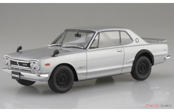 Сборная модель Nissan Skyline 2000GT-R 1970 (Silver)