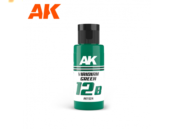 Краска акриловая Dual Exo 12B - Viridian Green, 60ml