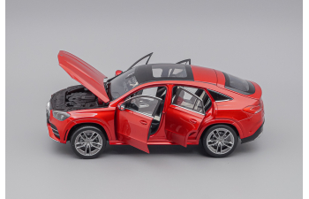 MERCEDES-BENZ GLE Coupe AMG Style 2020 C167, red metallic