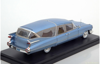 CADILLAC S&S Superior Hearse (1959), metallic light blue