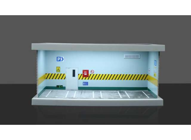 Diorama *Parking lot with light B*