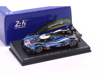 ALPINE A424 #36 Endurance Team 10th 24h LeMans M.Schumacher/F.Makowiecki/J.Gounon (2025), blue / white