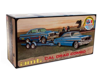 Сборная модель Ford Galaxie *Faclon* Funny Car and Trailer 1964