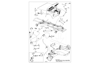 Additional set with parts for engine and suspension to german Steyr Type 1500 A/01,Tamiya&CMK