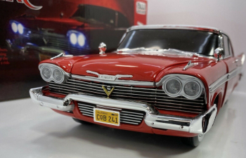 PLYMOUTH Fury Coupe (1958) - Black Windows - Evil Version - Christine La Macchina Infernale, Red White