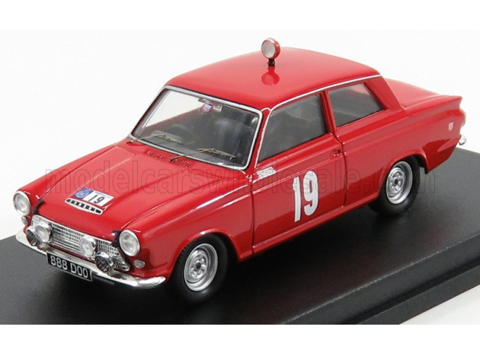 FORD Cortina Gt №19 Rally Rac H.Taylor - B.Melia (1964) , Red
