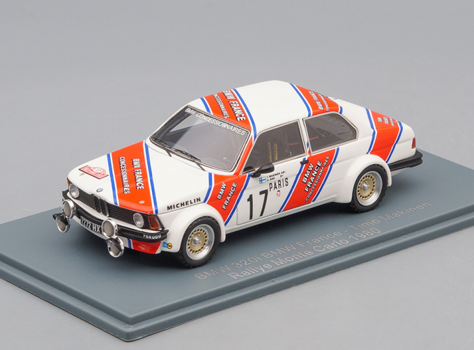 BMW 320 GR.2 (E21) #17 T.Makinen/A.Aho Rally Monte Carlo (1980), white / red