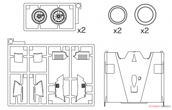 Сборная модель NISSAN R92cp Yhp N 24 Wec Endurance 1992