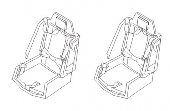 Кресла для AH-64A (Academy)