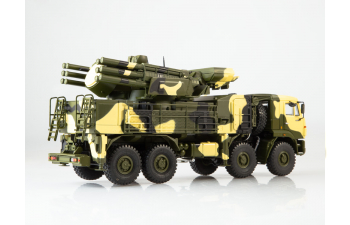Камский грузовик 6560 ЗРПК 96К6 (Панцирь-С1) камуфляж Пустыня