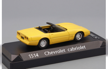 CHEVROLET Corvette cabriolet (1984), yellow