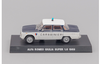 ALFA ROMEO Giulia Super 1.6 Carabinieri (1969), white / dark blue