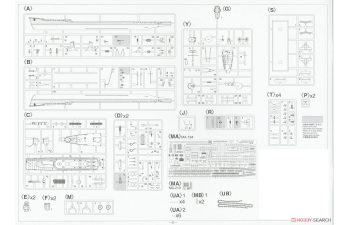 Сборная модель Эсминец IJN Destroyer Type Koh Hamakaze "Operation Ten-Go 1945 Super Detail" (Limited Edition)