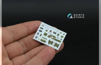 3D Декаль интерьера кабины A6M5 Zero (производства Mitsubishi) (Eduard)