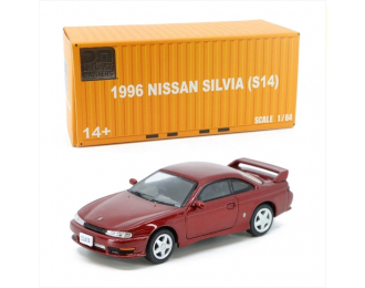 NISSAN Silvia S14 RHD (1996), red