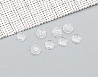 Комплект линз для фар (с рифлением) ФГ1 с линзой (4 мм), 8 шт