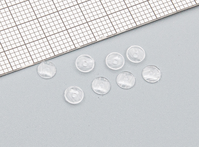 Комплект линз для фар (с рифлением) ФГ1 с линзой (4 мм), 8 шт