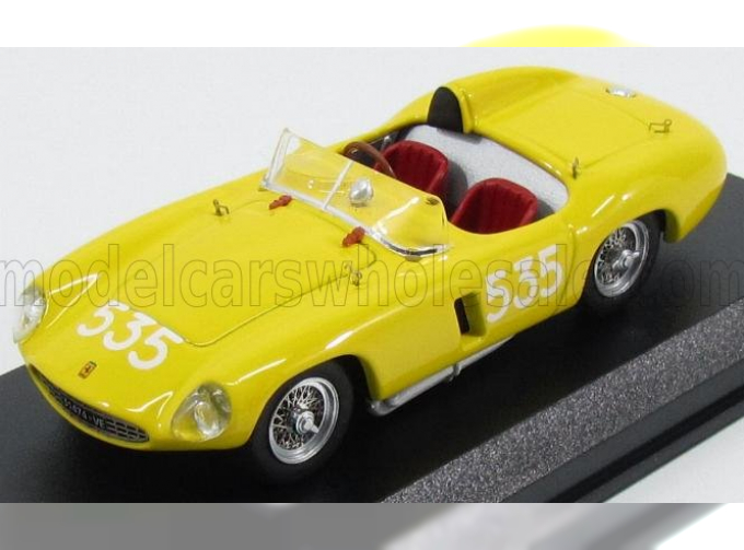 FERRARI 500 Mondial Spider N535 Mille Miglia (1956) G.Sasarotto, yellow