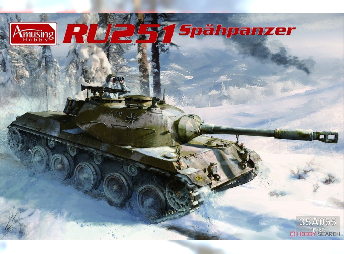 Сборная модель немецкий танк Spähpanzer Ru 251