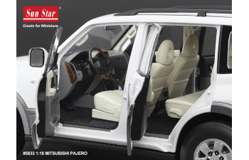 MITSUBISHI Pajero 3.5l V6 V73 (2006), White Grey