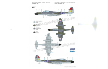 Сборная модель A.W. Meteor NF MK.12