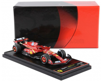 FERRARI F1 Sf-24 Team Scuderia Ferrari №16 Winner Monaco Gp (2024) Charles Leclerc, Red White Yellow