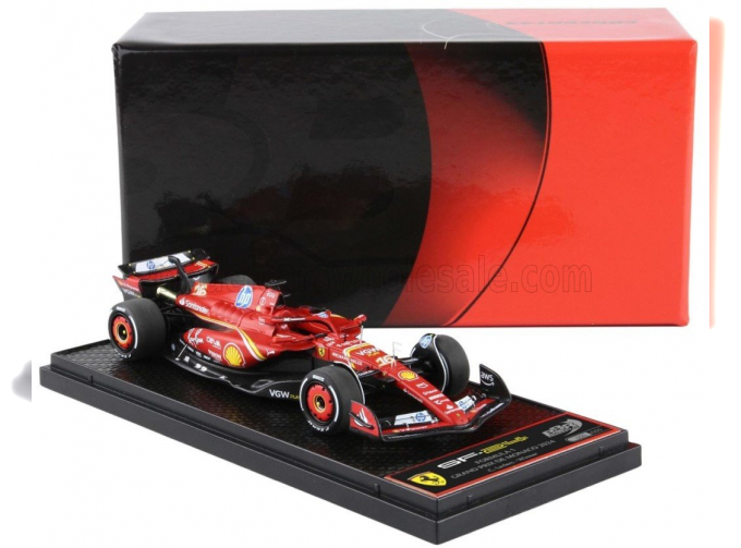 FERRARI F1 Sf-24 Team Scuderia Ferrari №16 Winner Monaco Gp (2024) Charles Leclerc, Red White Yellow