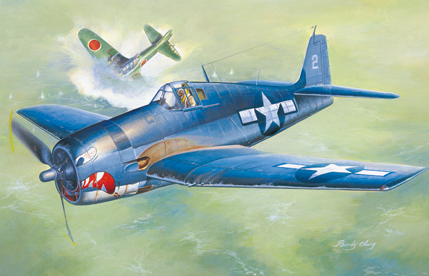 Сборная модель Самолет F6F-3 Hellcat Early Version