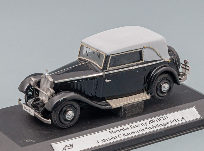 MERCEDES-BENZ Typ 200 W21 Cabriolet С Karrosserie Sindelfingen (1934-1935), black