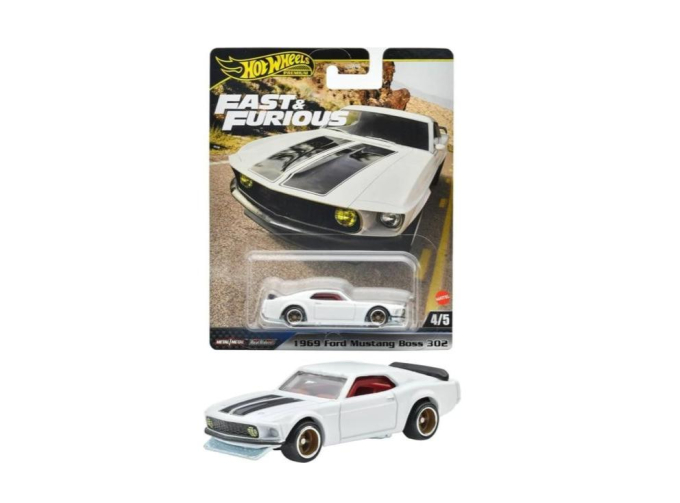 FORD Mustang BOSS 302 (1969), white