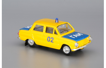 ЗАЗ 968 Запорожец ГАИ (номерная А16), желтый с синим