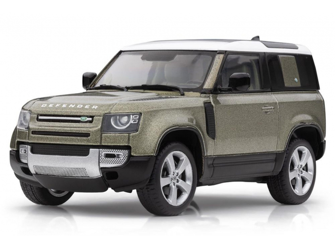 LAND ROVER Defender 90 (2020), зеленый с белым