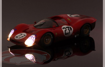 FERRARI 330 P3 Spyder №27 (Dirty & Lights Version) 24h Le Mans, Ginther/Rodriguez (1966)