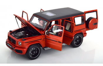 MERCEDES-BENZ AMG G63, matt-orange-matt-black