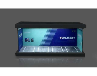 Diorama *Falken parking lot*, blue