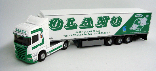 SCANIA STREAMLINE HIGHLINE с полуприцепом-рефрижератором "OLANO" 2014