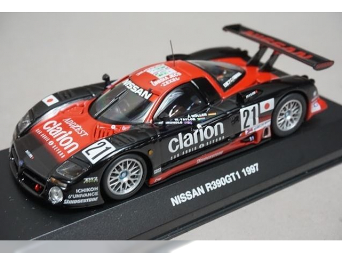 NISSAN R390GT1 #21 Le Mans 24 hours (1997), black / red
