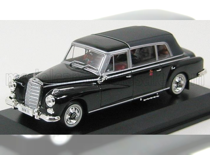 MERCEDES-BENZ 300d Landaulet (1960) State City Of Vatican With Figures Pope - Papa - Giovanni Xxiii, Black