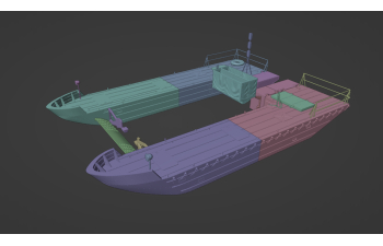 Сборная масштабная модель ПСТ-63 (без танка)