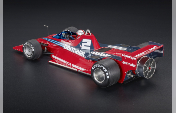 ALFA ROMEO F1 Brabham Bt46b Parmalat №2 Sweden Gp (with Pilot Figure) 1978 John Watson, Red Blue