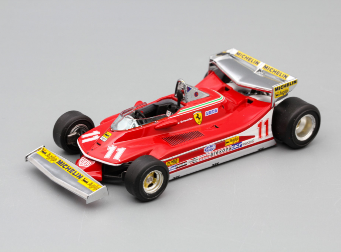 FERRARI 312 T4 11 Jody Scheckter Monaco GP 1979, red