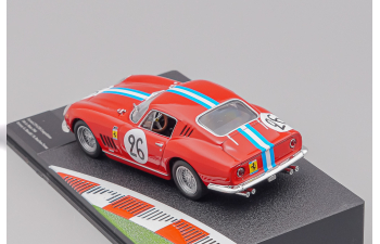 FERRARI 275 GTB Competizione 24h Le Mans Drivers: G.Biscaldi / M.Bourbone-Parme #26 (1966), red