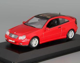 MERCEDES-BENZ C-class Sports Coupe CL203 (2001), red