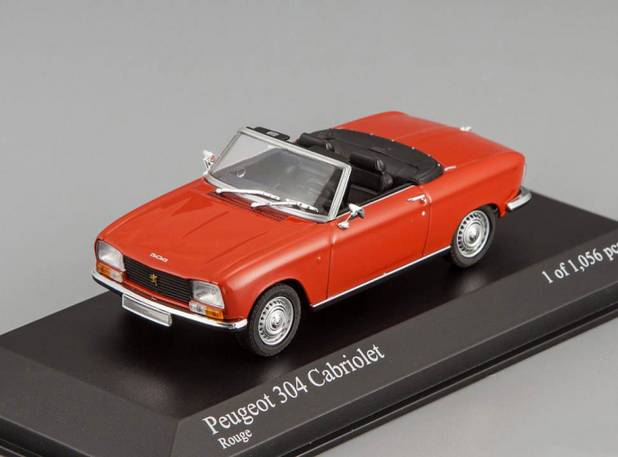 PEUGEOT 304 Cabriolet (1970), red